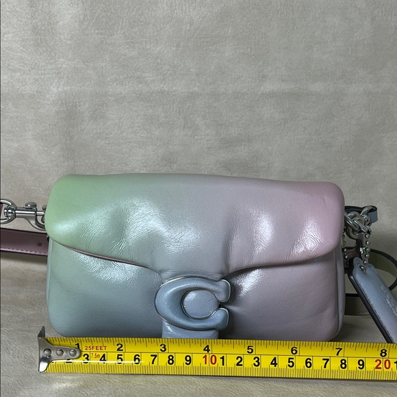 COACH Pillow Tabby 18 Ombre Napa Leather multi color mini crossbody bag - Picture 17 of 17